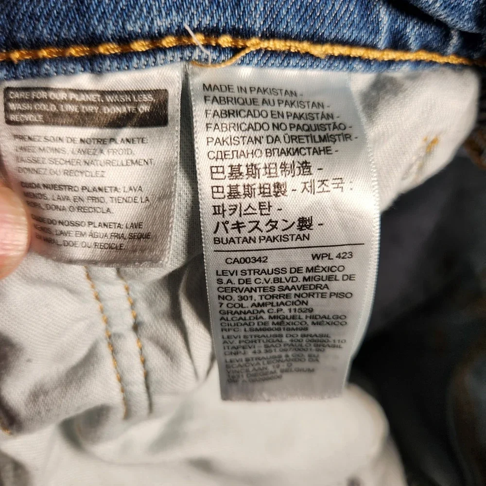 Levi's 511 Slim Fit Jeans Men's W29 L32 Light Wash Denim Classic‎ Casual